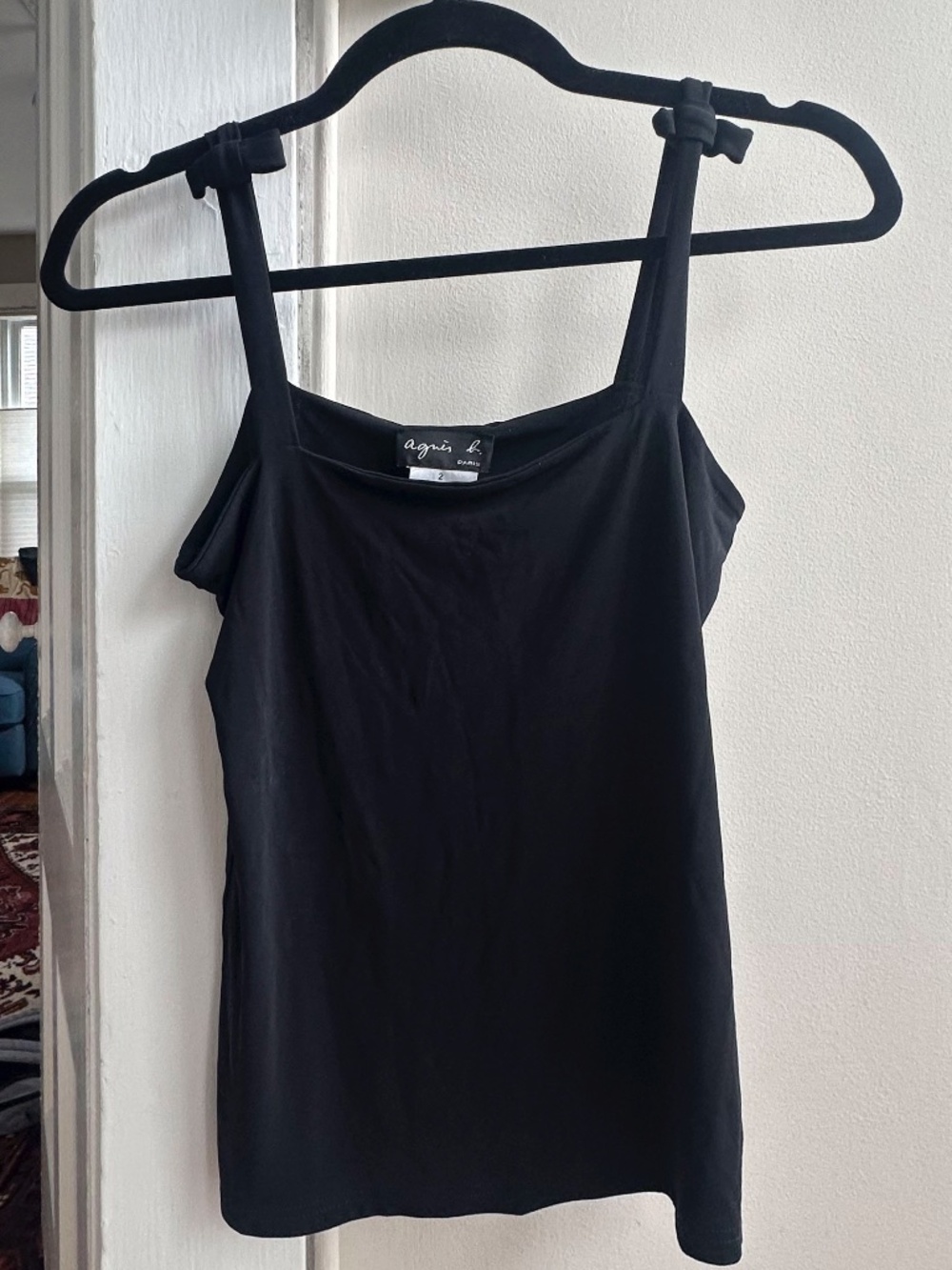 Agnes B Black Tank Size Medium